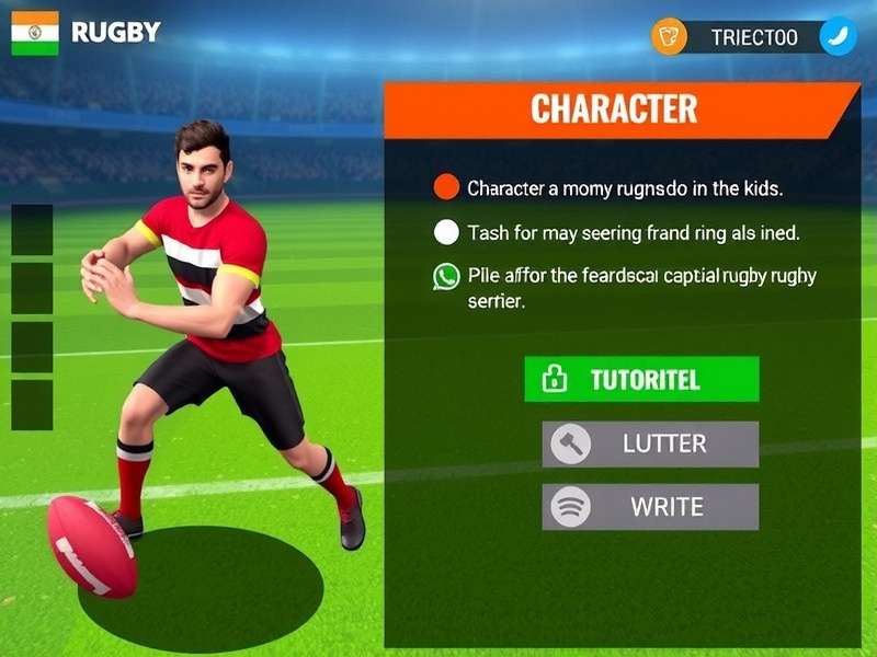 Rugby Flash India tutorial screen